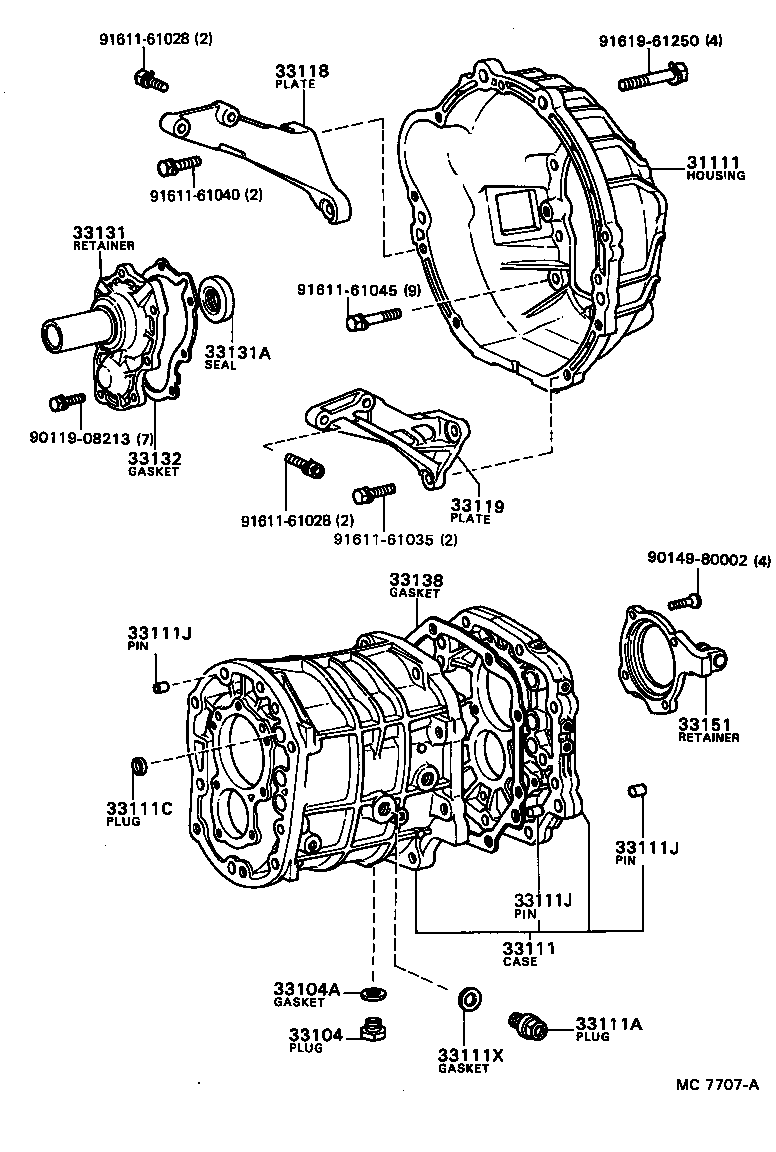 31111-30190 HOUSING, CLUTCH product image
