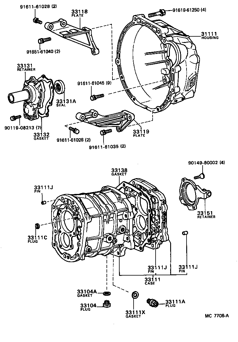 31111-22100 HOUSING, CLUTCH product image