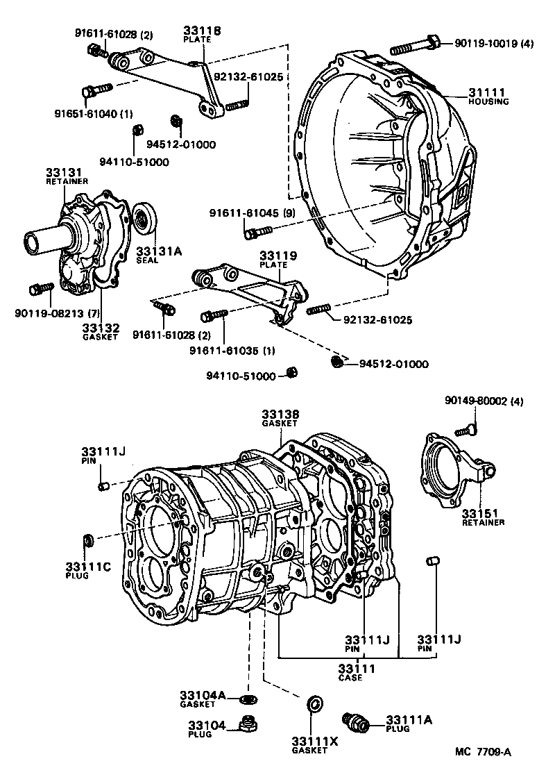 31111-14060 HOUSING, CLUTCH product image