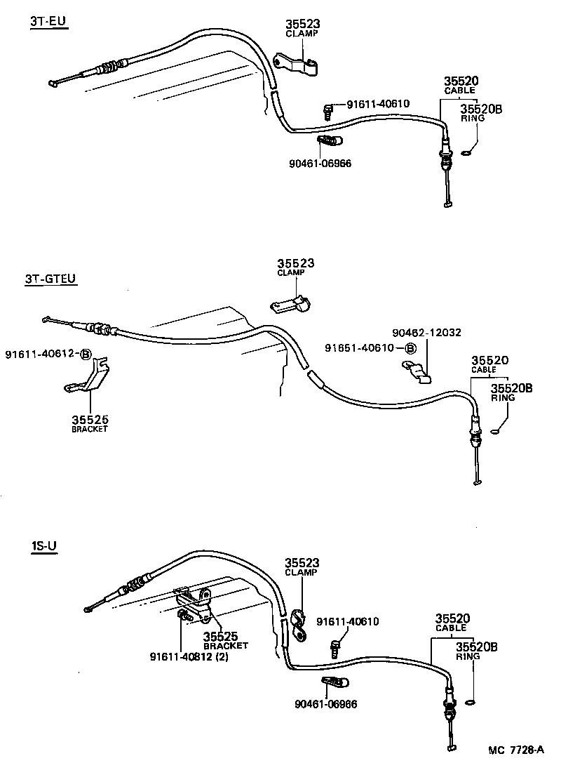 35520-24030 CABLE ASSY, THROTTLE product image