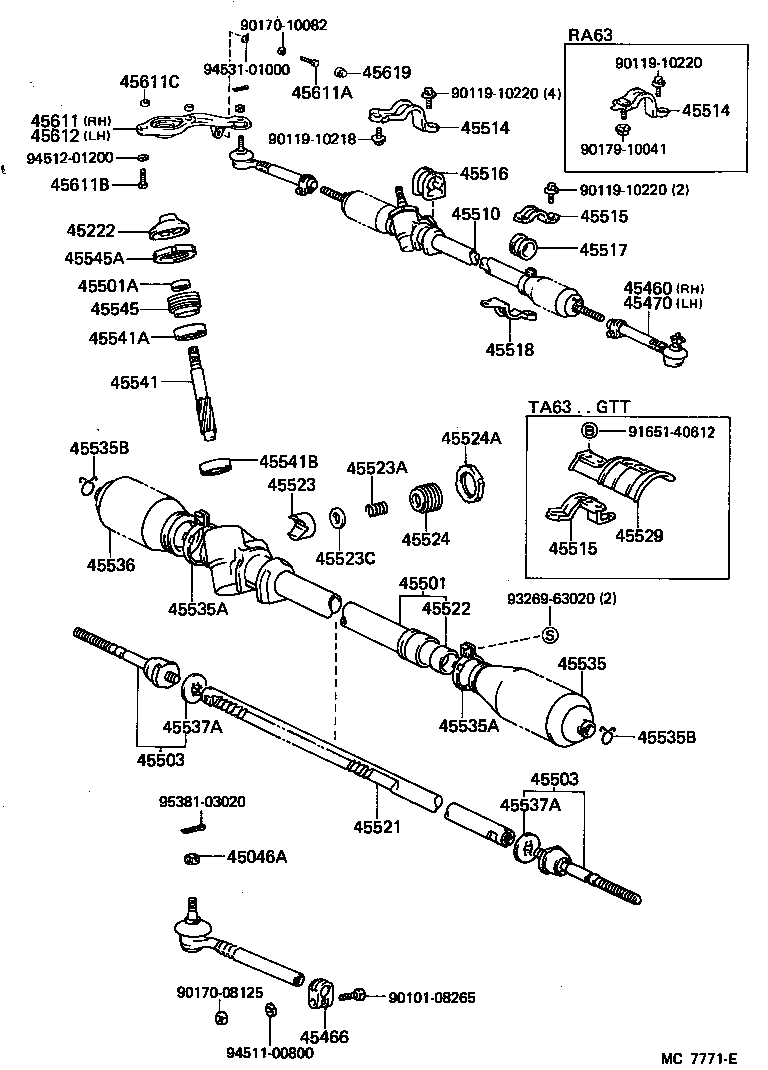 44210-20160 VALVE ASSY, POWER STEERING CONTROL product image