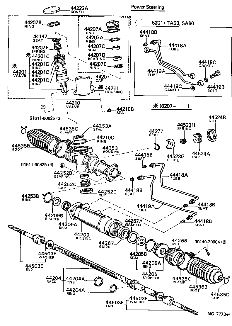 44210-14040 VALVE ASSY, POWER STEERING CONTROL product image