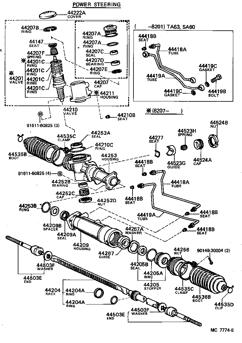 44210-20160 VALVE ASSY, POWER STEERING CONTROL product image