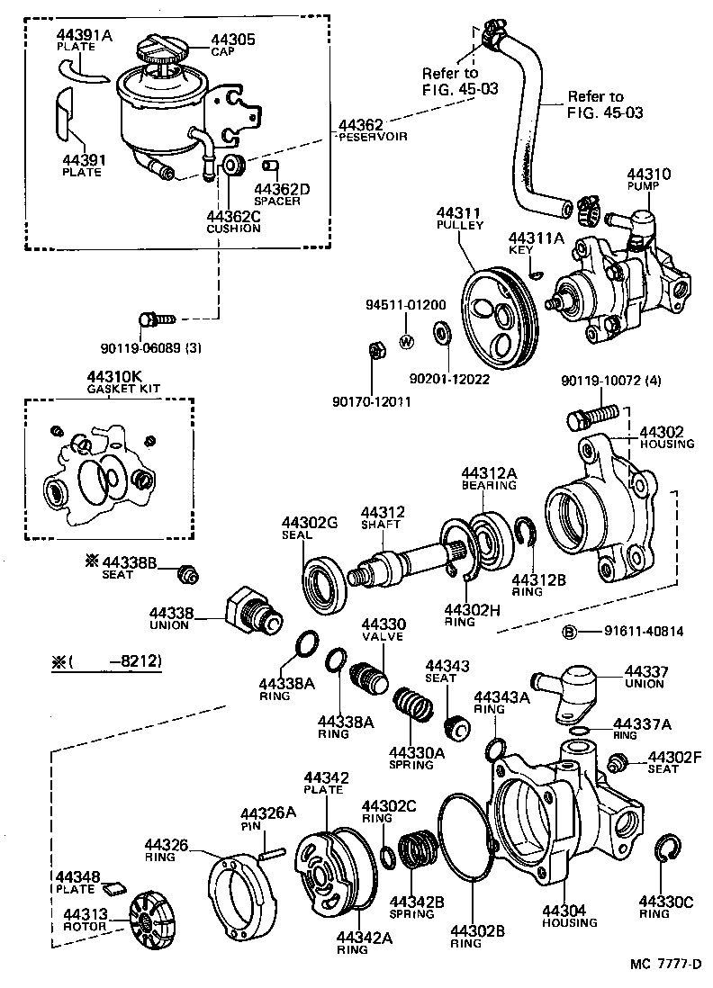 44320-14130 PUMP ASSY, VANE product image