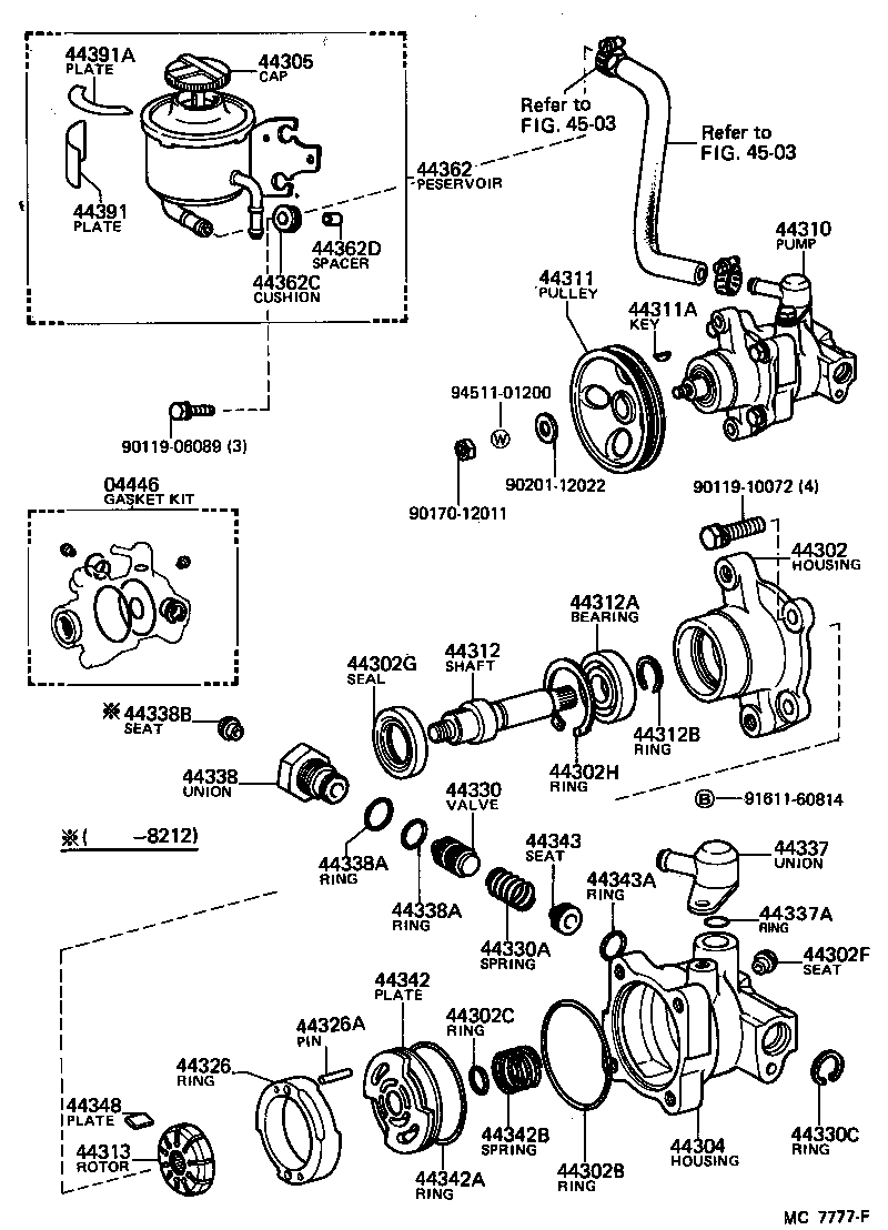 44320-14080 PUMP ASSY, VANE product image