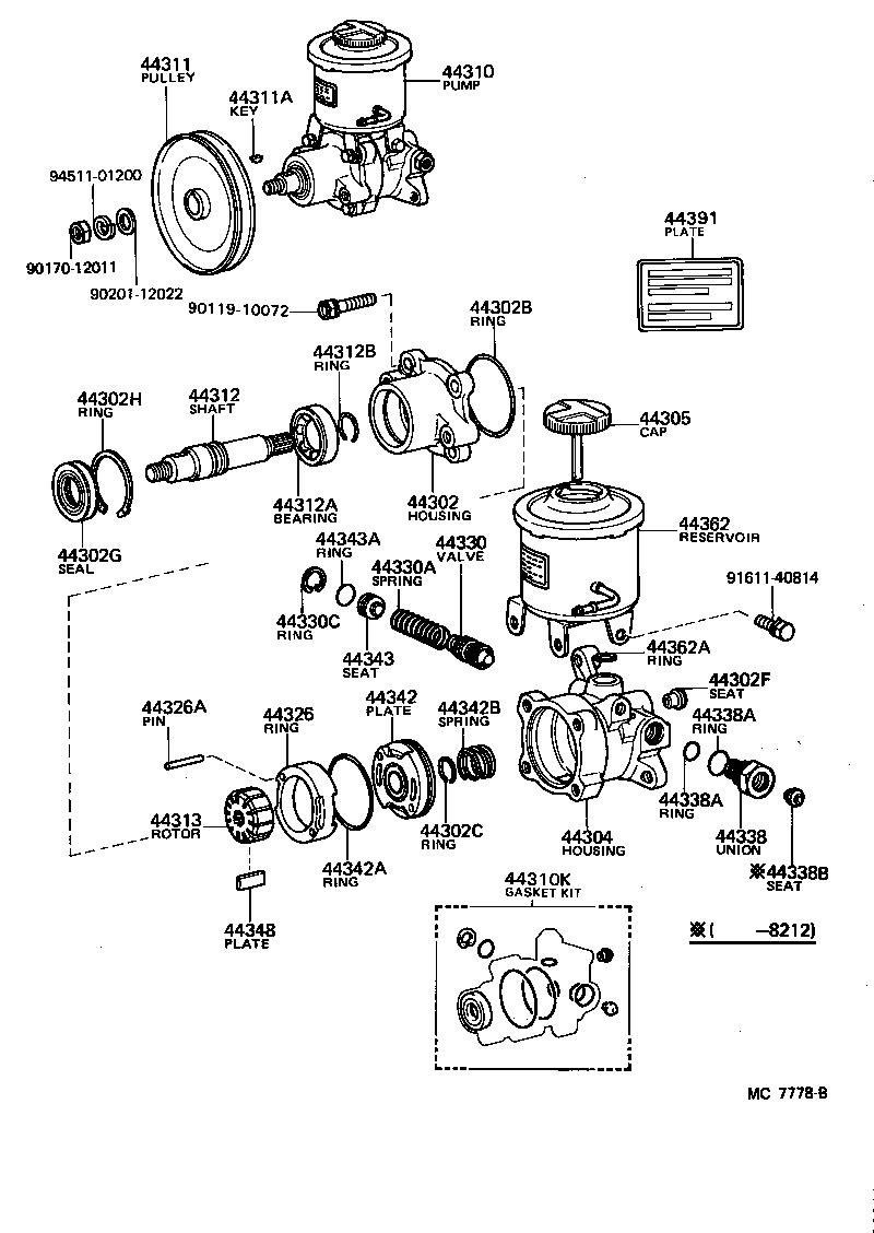 44320-14130 PUMP ASSY, VANE product image