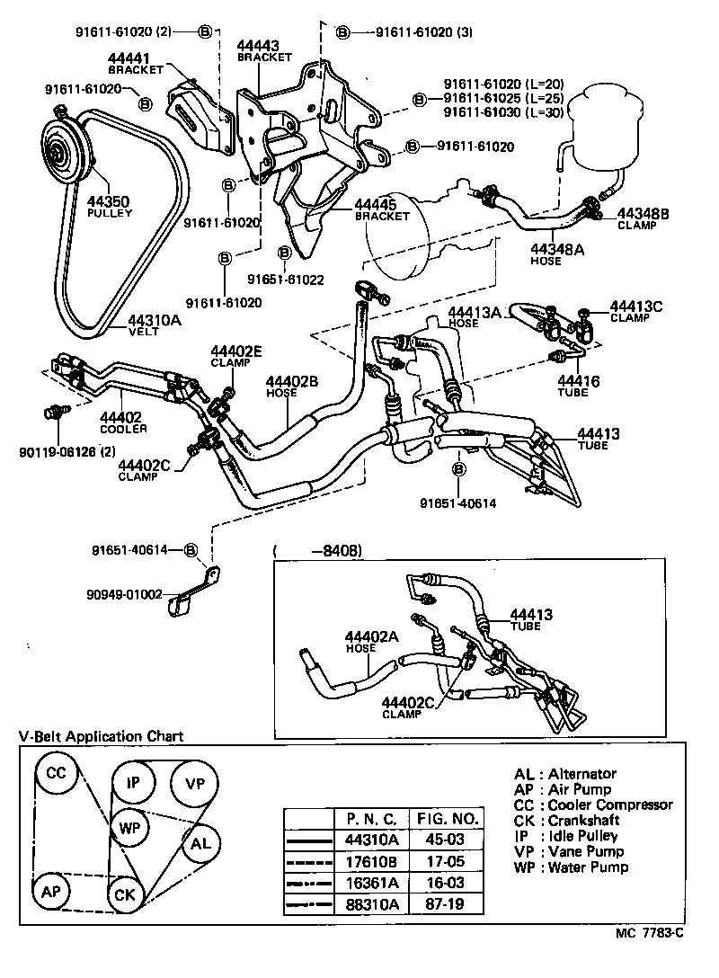 44319-14010 PULLEY, VANE PUMP DRIVE product image