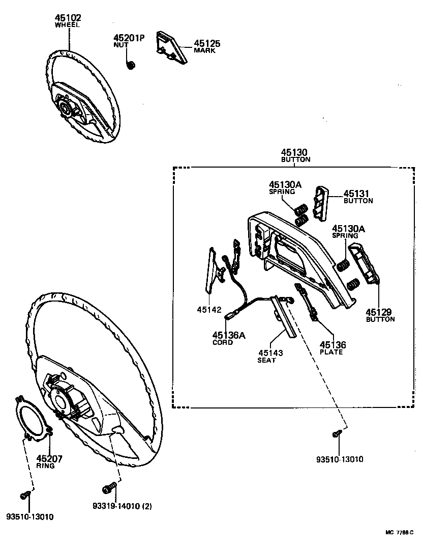 45142-14040 SEAT, HORN BUTTON CONTACT, NO.1 product image