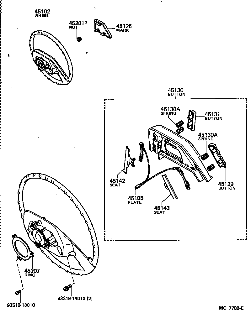 45142-14070 SEAT, HORN BUTTON CONTACT, NO.1 product image
