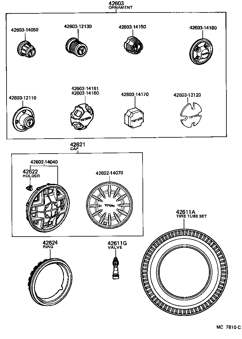 42601-14040 WHEEL, DISC product image