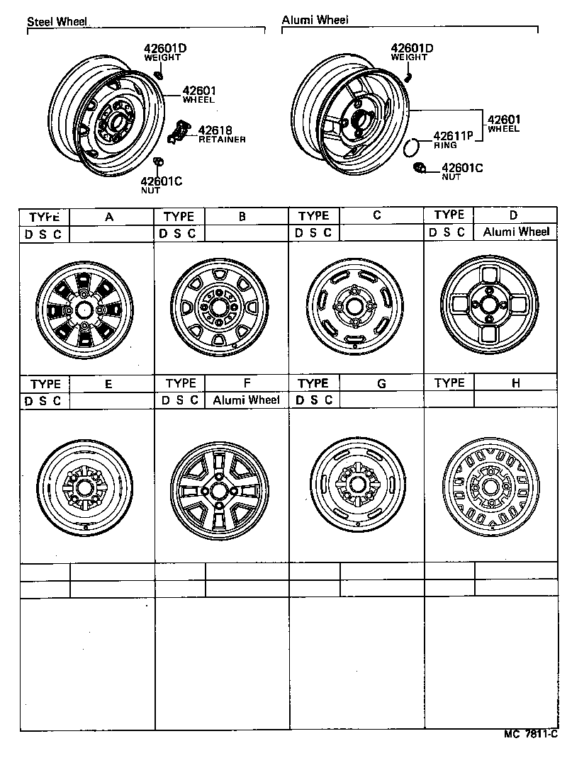 42601-14040 WHEEL, DISC product image