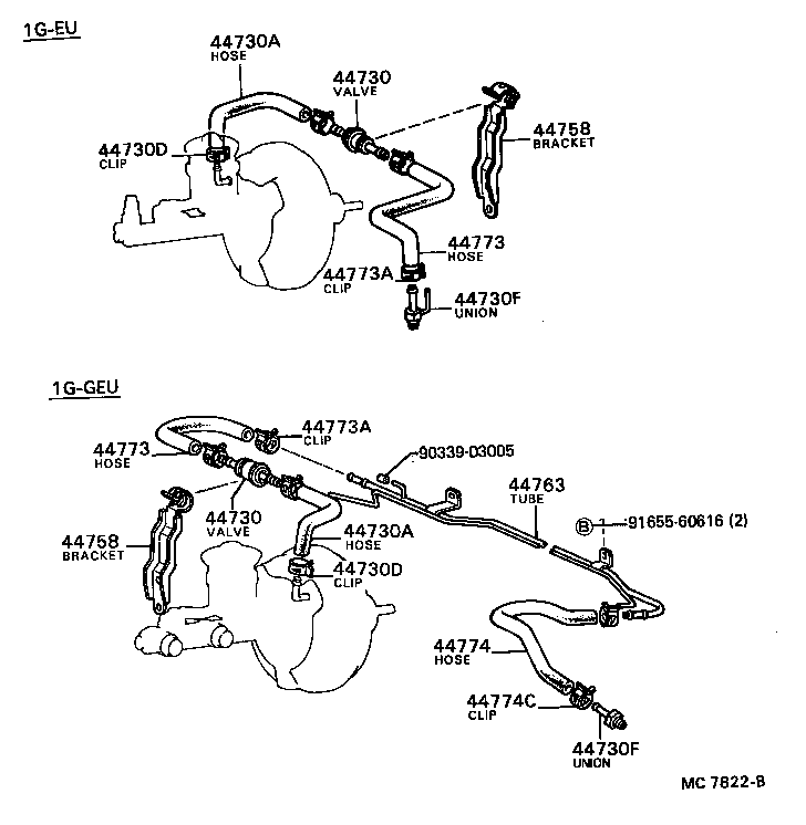 44610-24040 BOOSTER ASSY, BRAKE product image