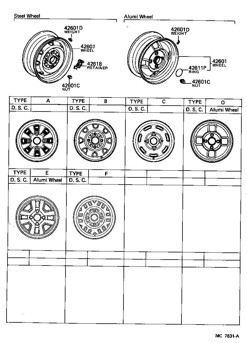 42601-14031 WHEEL, DISC product image