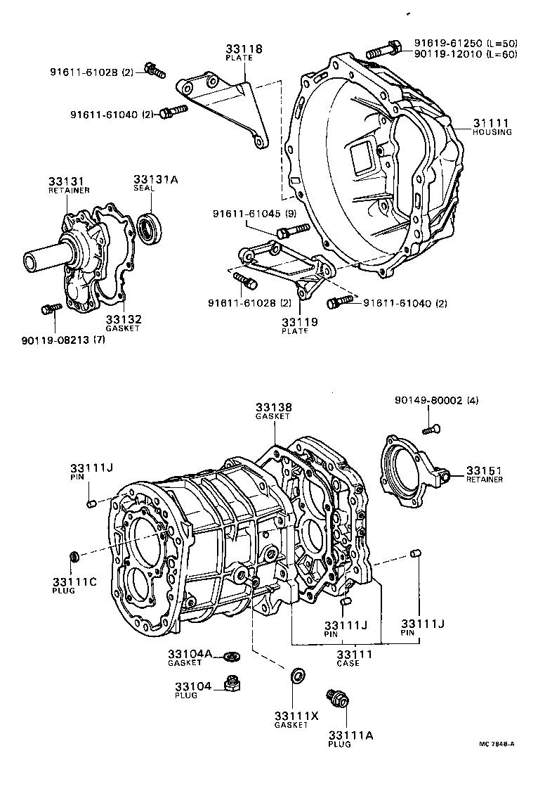 31111-20190 HOUSING, CLUTCH product image