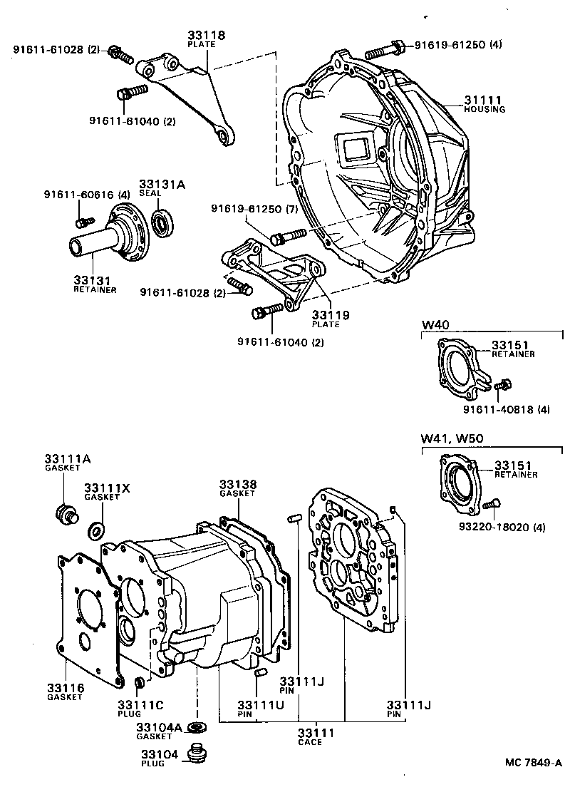 31111-20190 HOUSING, CLUTCH product image