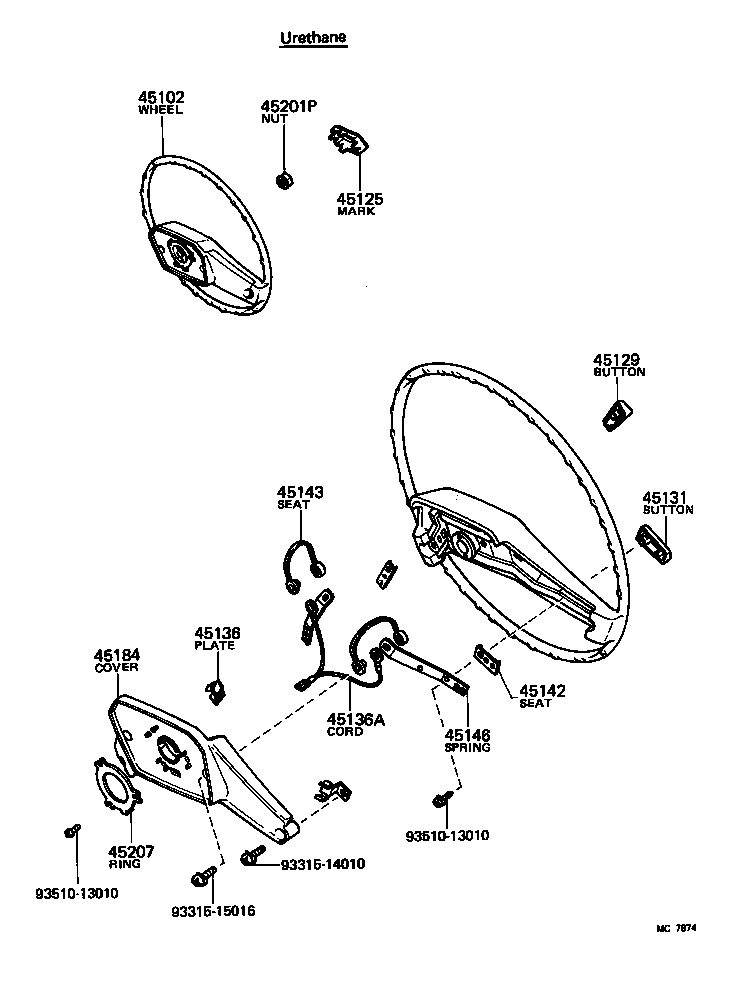 45136-12090 PLATE, HORN BUTTON CONTACT product image