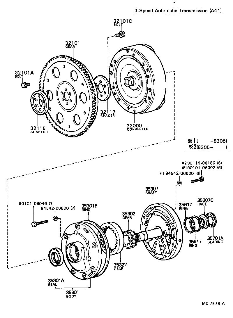 32101-22030 GEAR SUB-ASSY, DRIVE PLATE & RING product image
