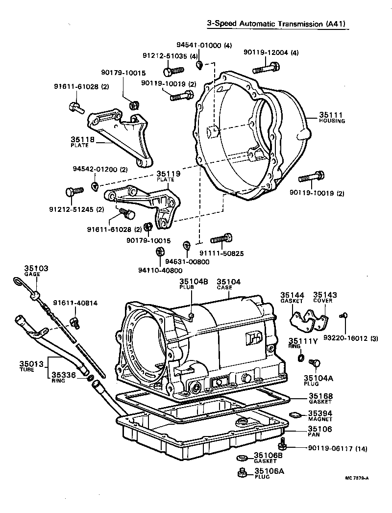 35013-20120 TUBE SUB-ASSY, TRANSMISSION OIL FILLER product image