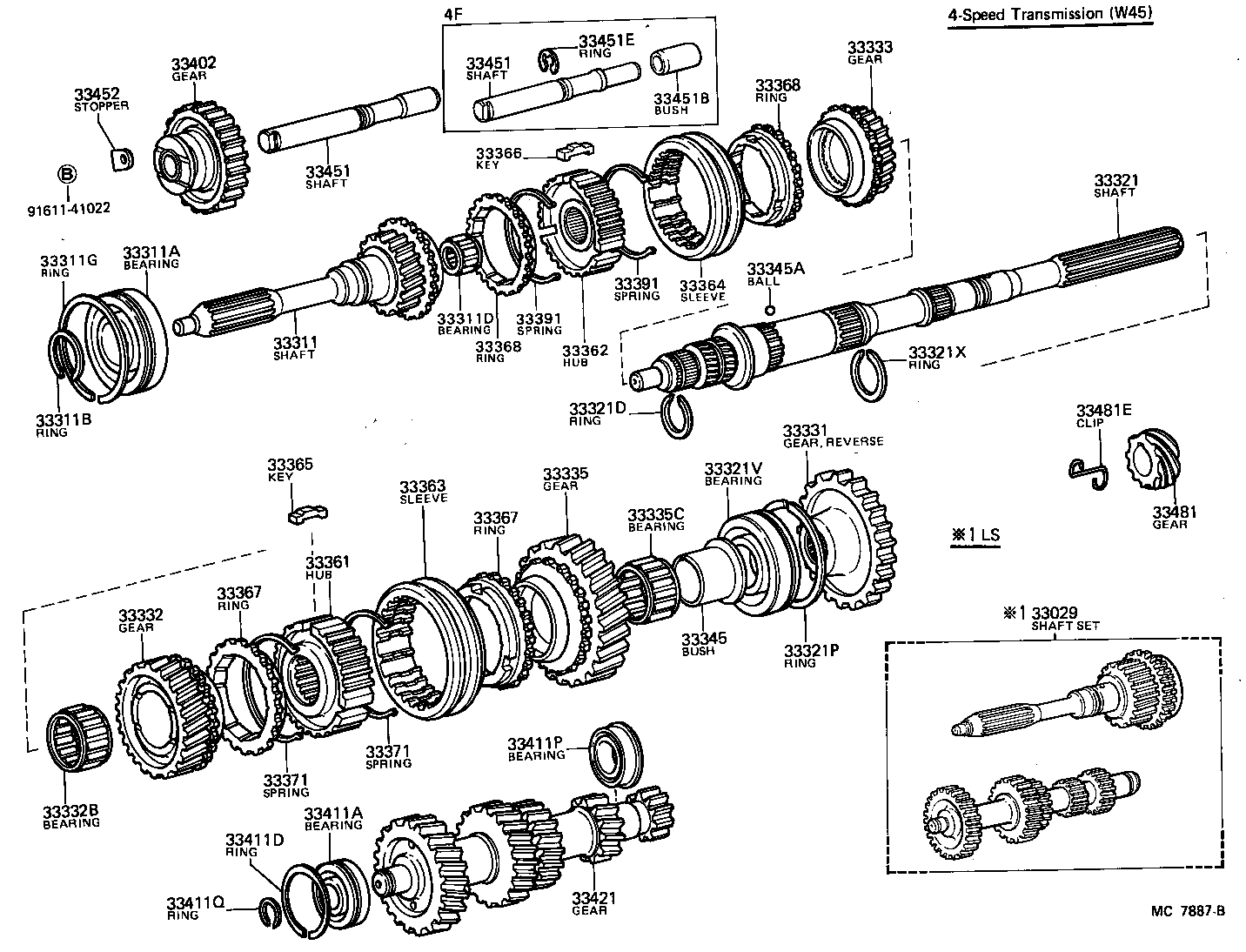 33029-30010 SHAFT SET, INPUT product image