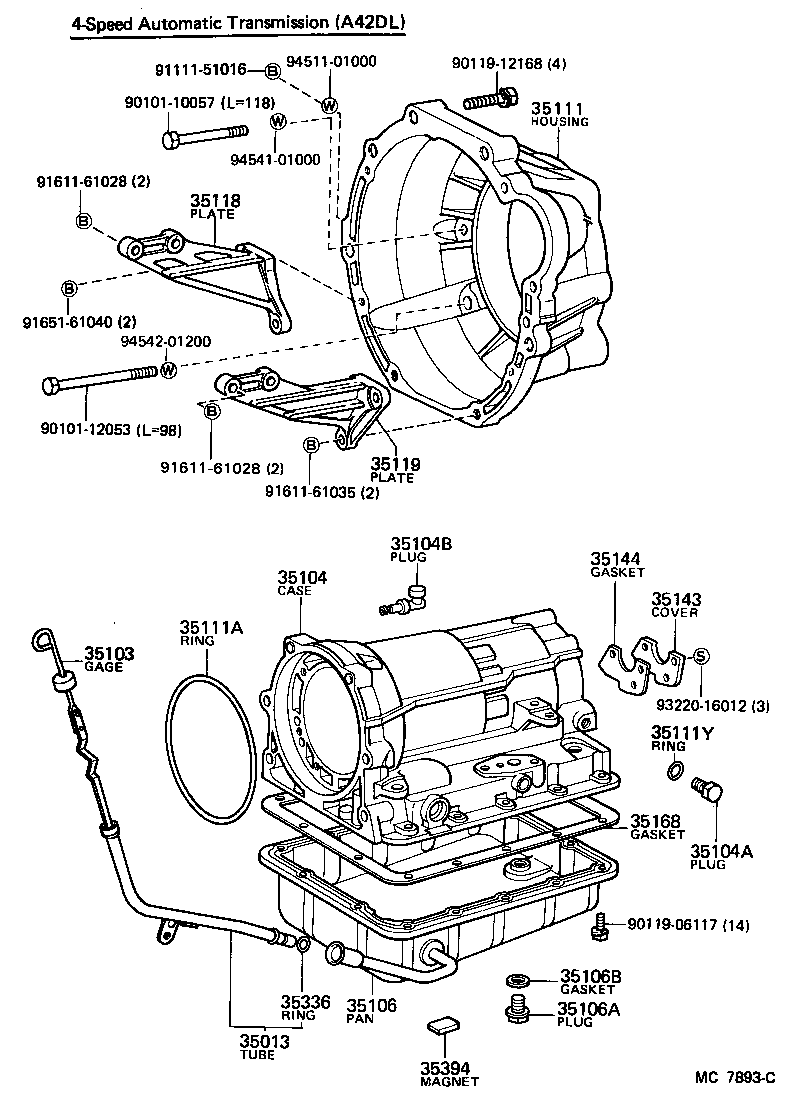 35103-40013 GAGE SUB-ASSY, TRANSMISSION OIL LEVEL product image