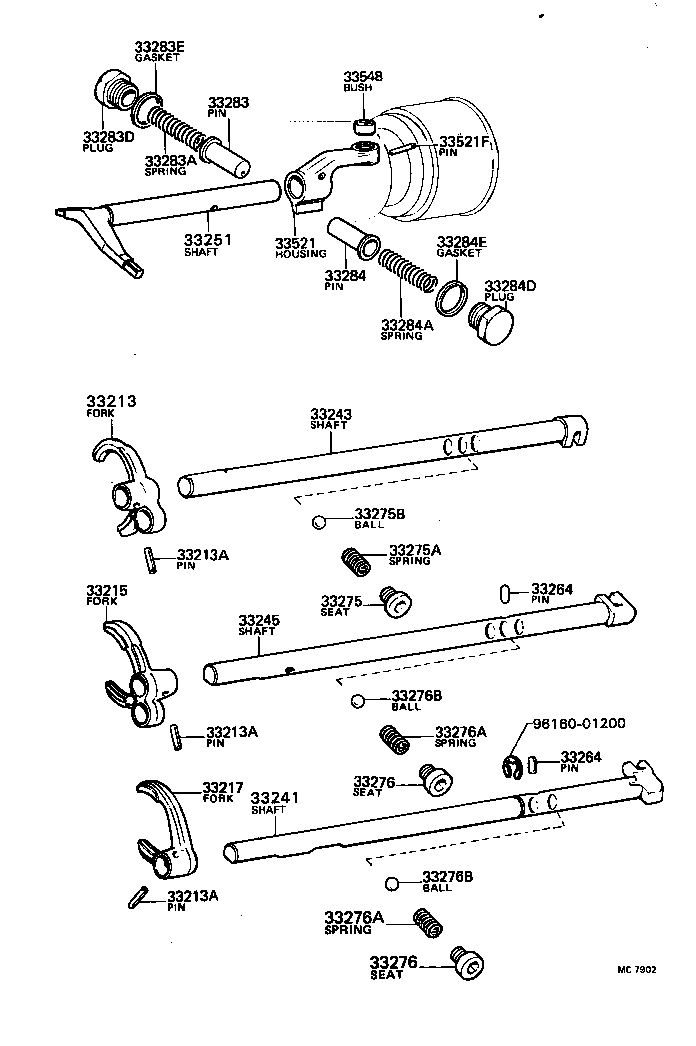 33280-35010 PIN, REVERSE RESTRICT product image