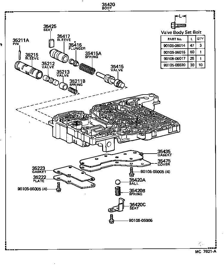 90501-32005 SPRING, COMPRESSION (FOR ACCUMULATOR PISTON NO.1) product image