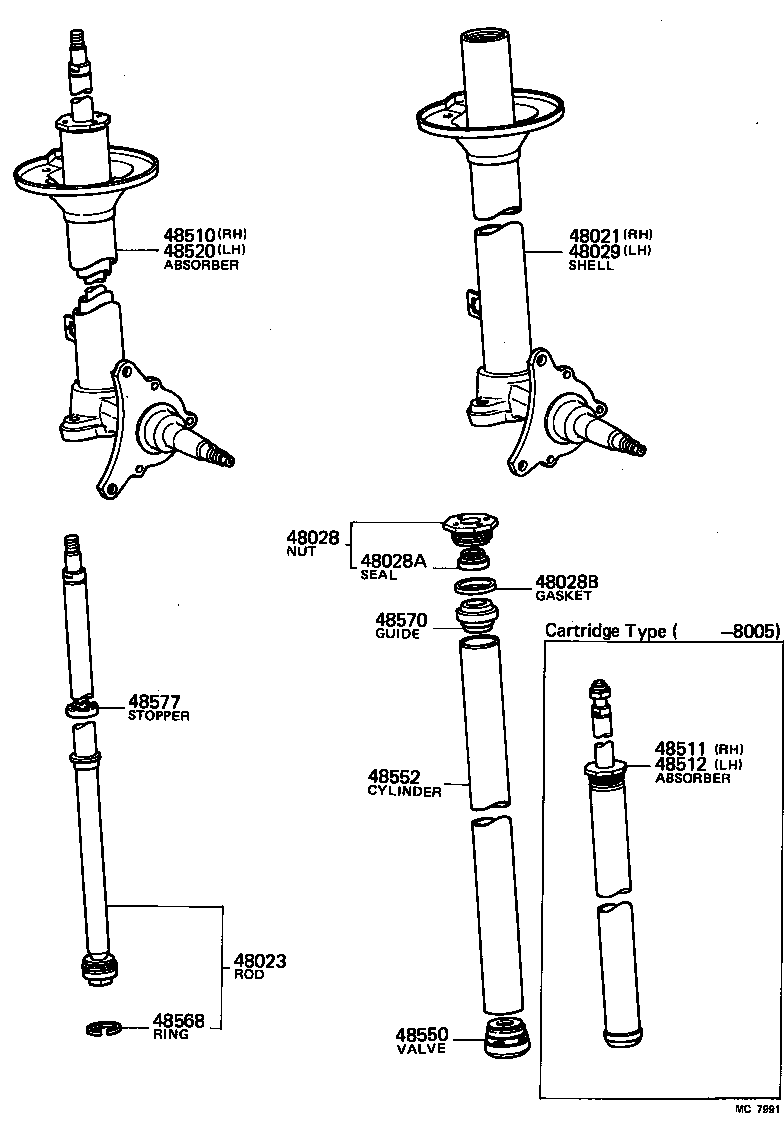 48132-10080 SPRING, FRONT COIL, RH product image