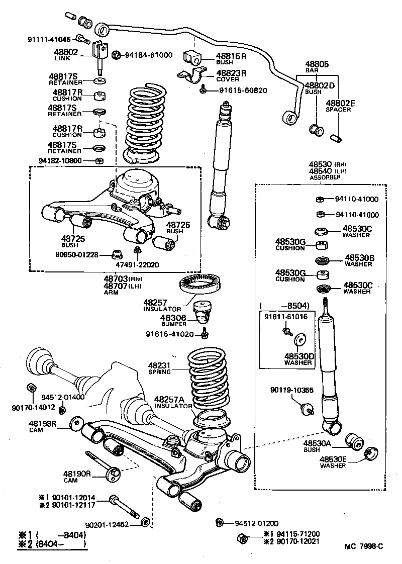 48231-14600 SPRING, COIL, REAR product image