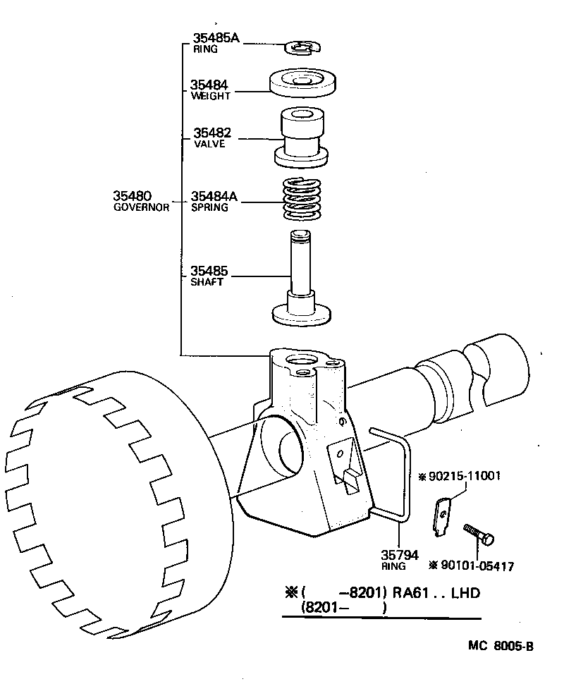 35480-30040 GOVERNOR product image