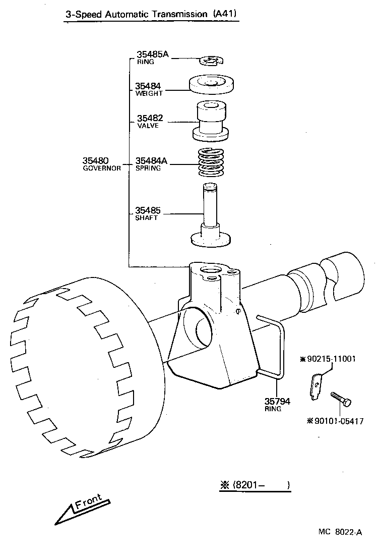 35482-30030 VALVE, GOVERNOR product image