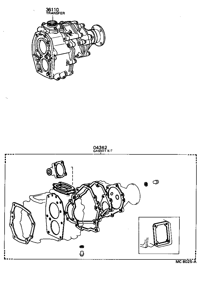 36100-35080 TRANSFER ASSY product image