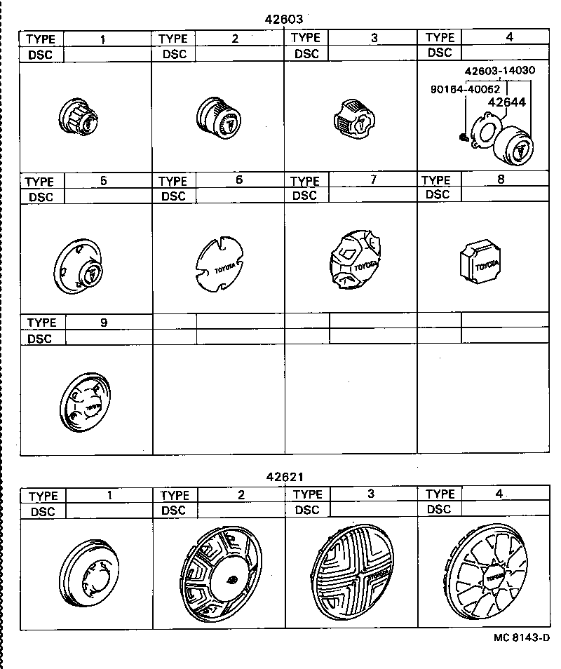 42602-20060 CAP, WHEEL product image