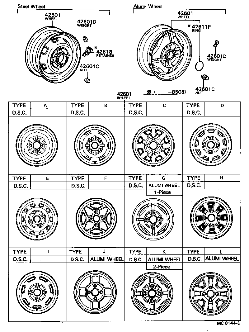 42602-20060 CAP, WHEEL product image