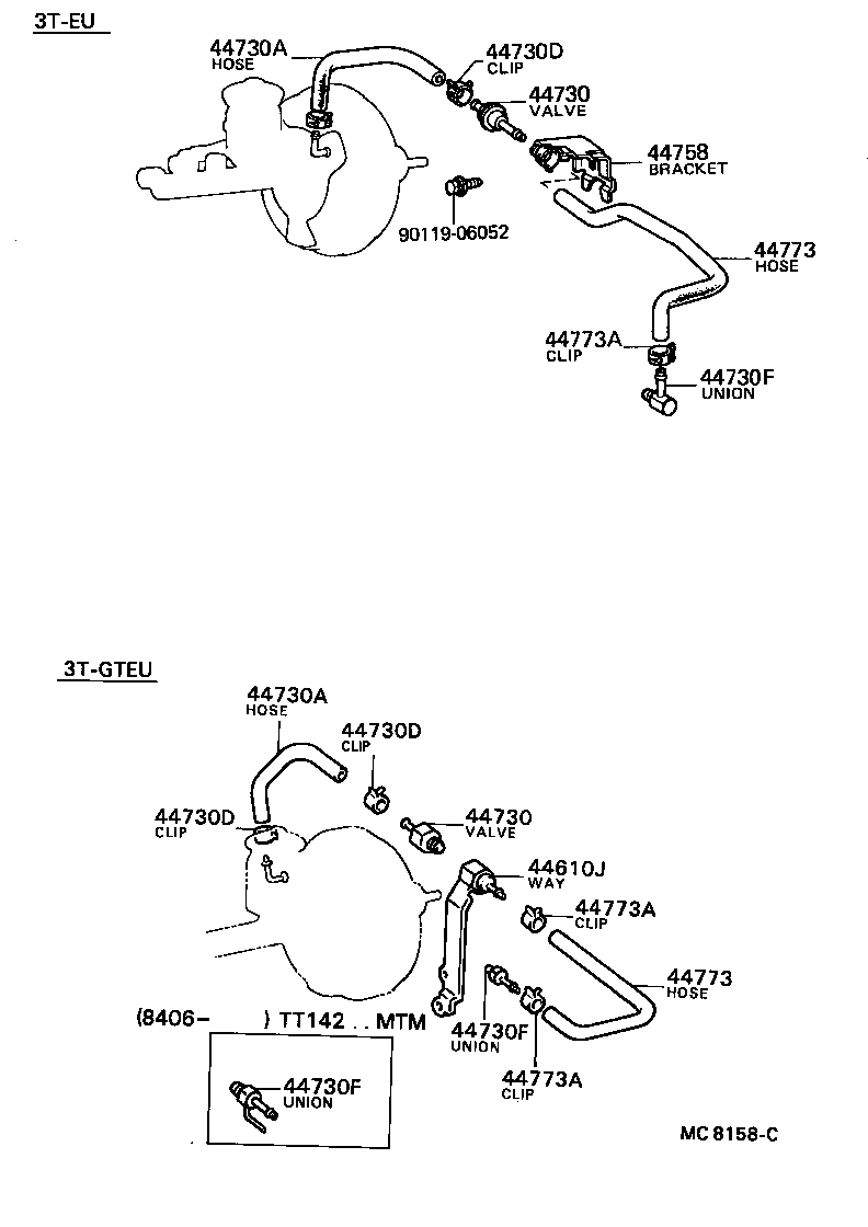 44610-20870 BOOSTER ASSY, BRAKE product image