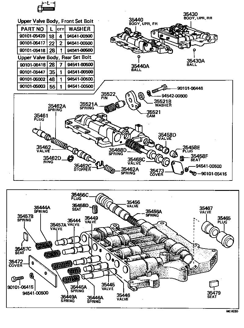 35420-20020 BODY ASSY, LOWER VALVE product image