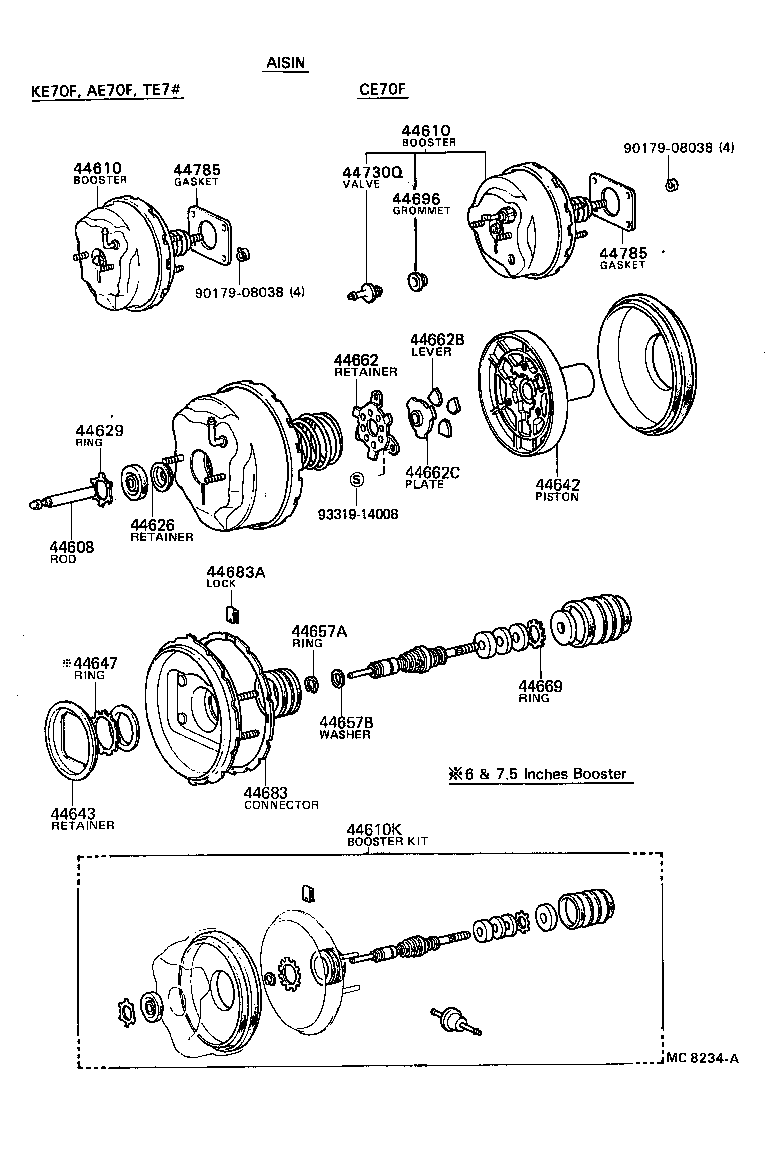 44773-12130 HOSE, VACUUM, NO.2 product image