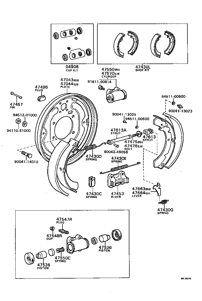 47446-87602 SPRING(FOR REAR BRAKE SHOE HOLD DOWN) product image