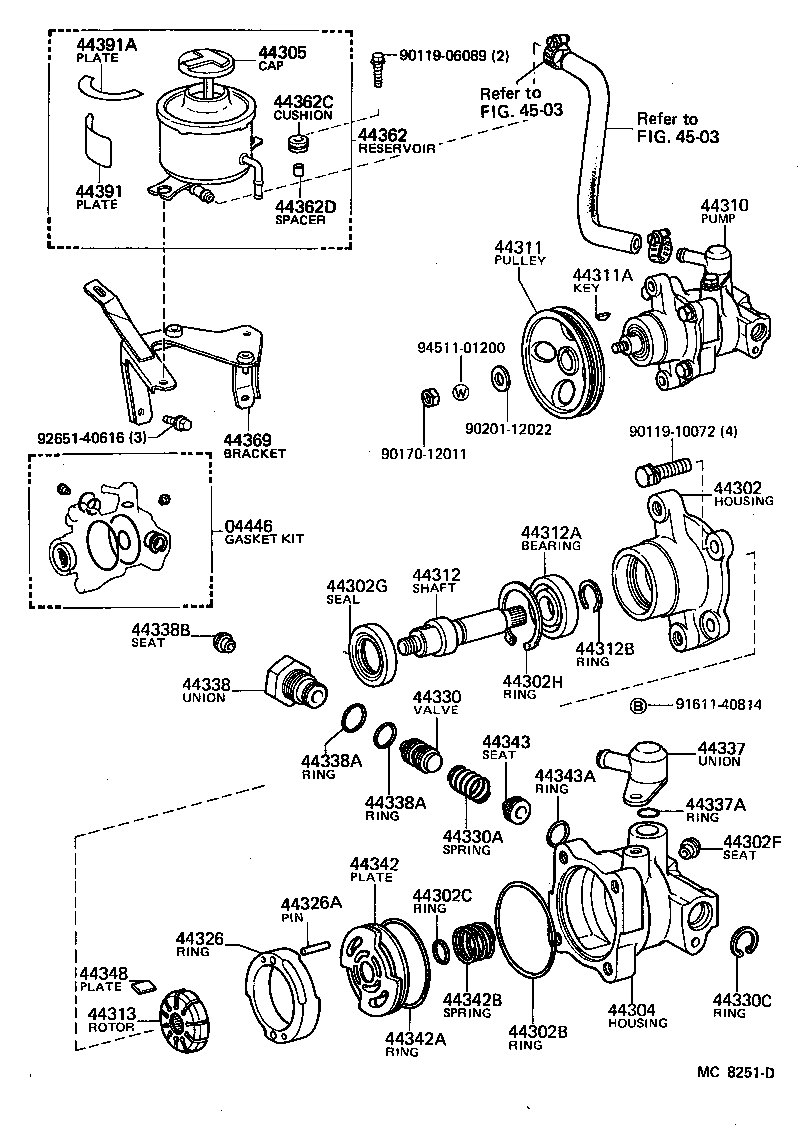 44320-14080 PUMP ASSY, VANE product image