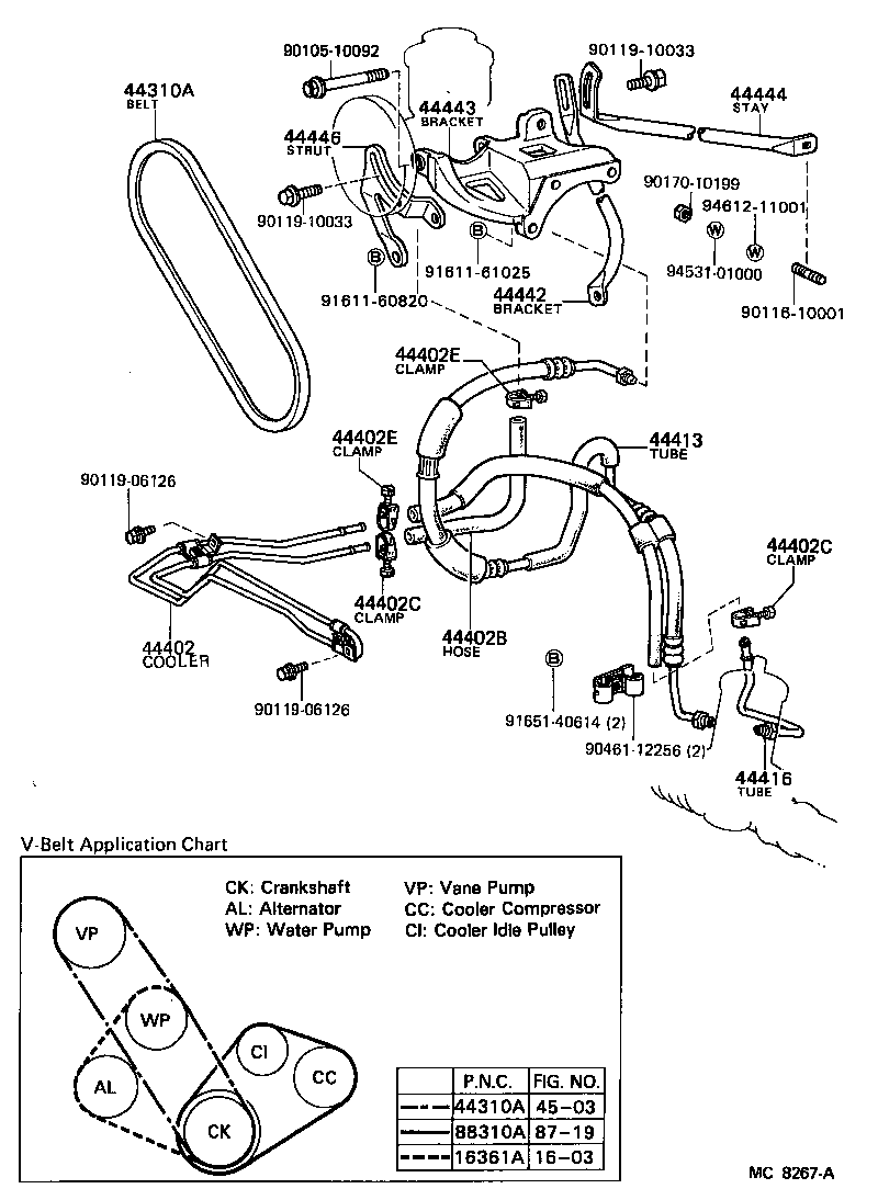 44319-14010 PULLEY, VANE PUMP DRIVE product image