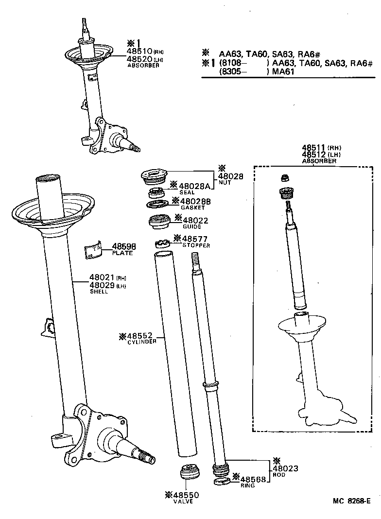 48131-1B190 SPRING, FRONT COIL, RH product image