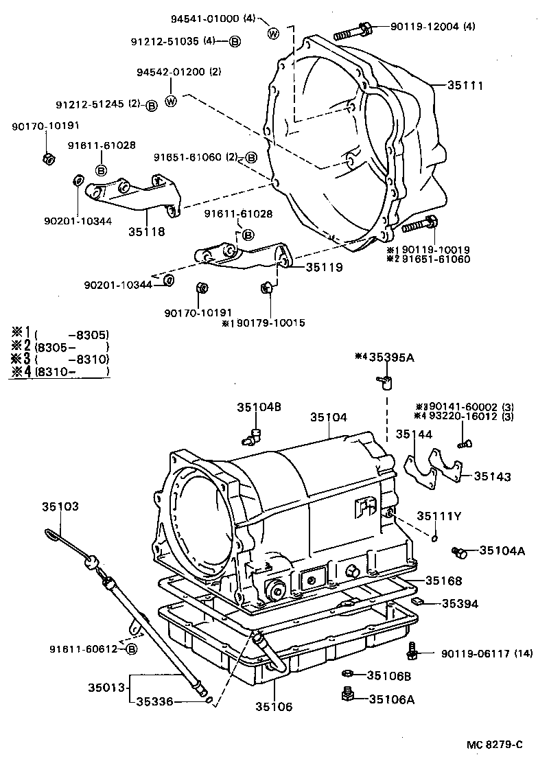 35013-20140 TUBE SUB-ASSY, TRANSMISSION OIL FILLER product image
