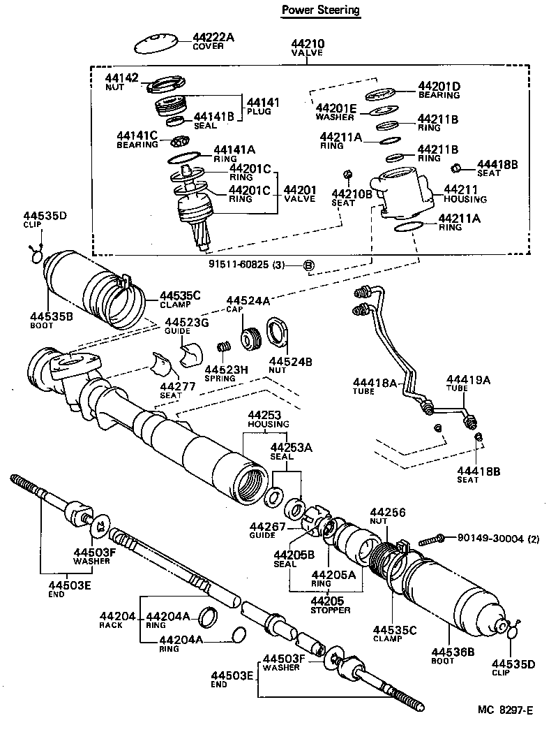 44210-14040 VALVE ASSY, POWER STEERING CONTROL product image