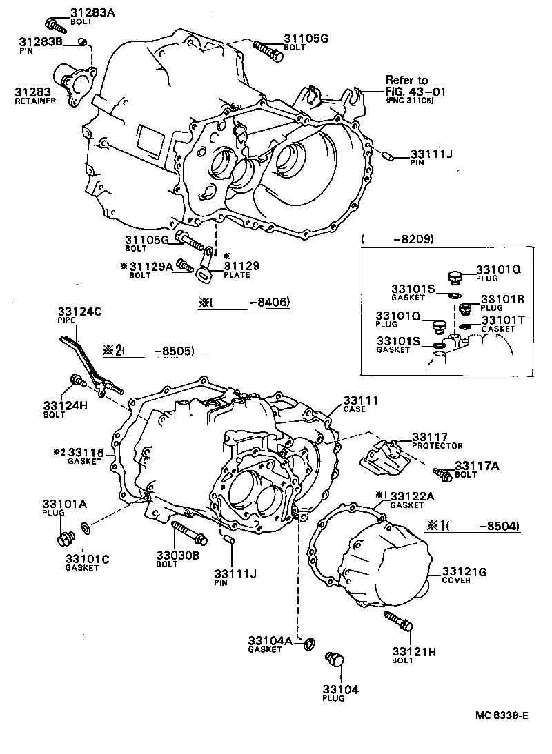 90341-14006 PLUG, NO.1(FOR TRANSMISSION CASE) product image
