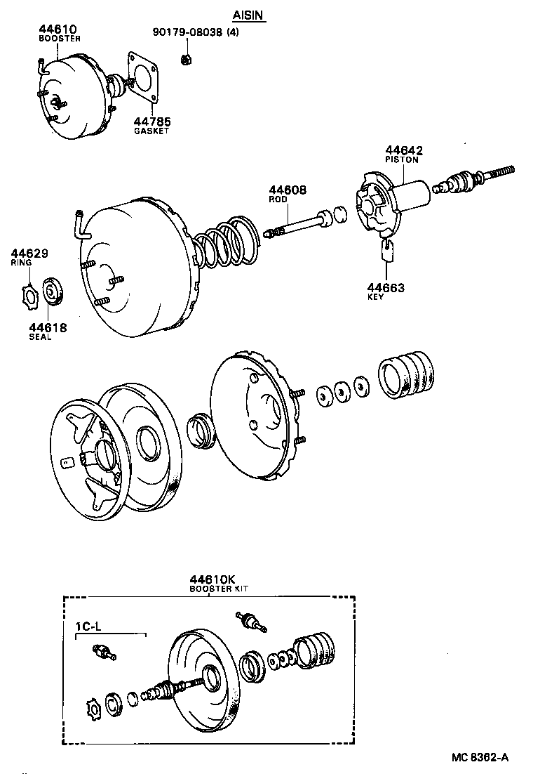 Toyota 44763-32040 TUBE, HOSE TO HOSE, NO.1