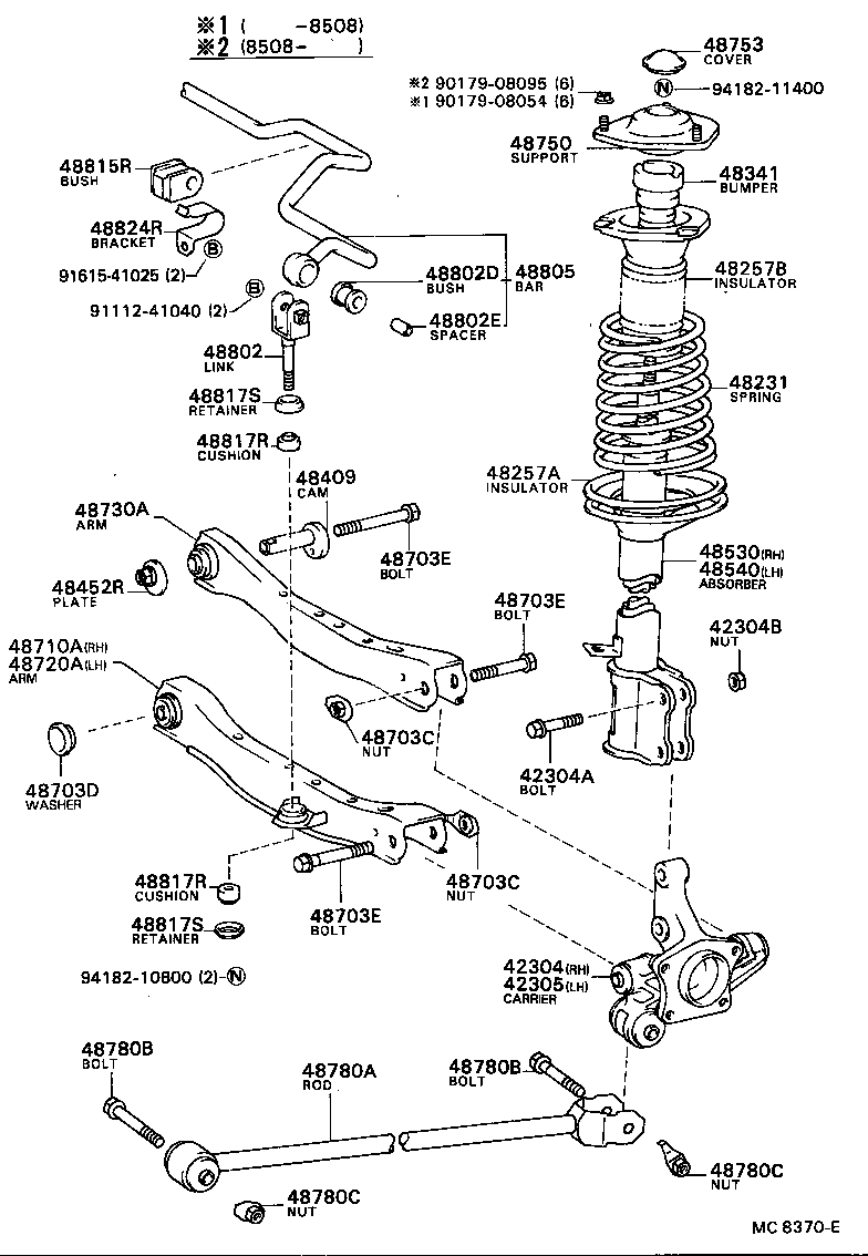 48231-32101 SPRING, COIL, REAR product image