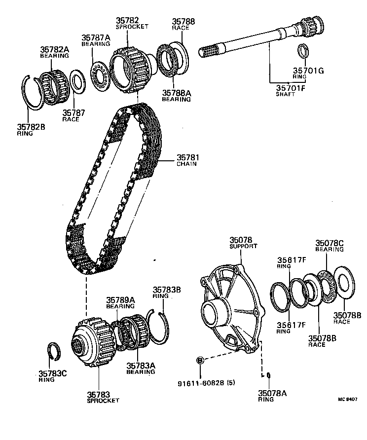 90109-08090 BOLT(FOR DRIVE PLATE & TORQUE CONVERTER SETTING) product image