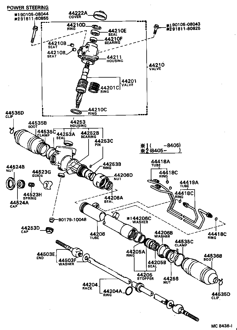 44210-16010 VALVE ASSY, POWER STEERING CONTROL product image