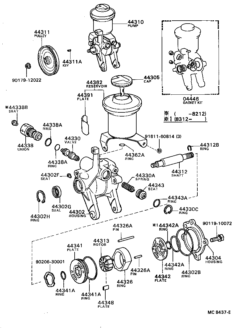 44320-16032 PUMP ASSY, VANE product image
