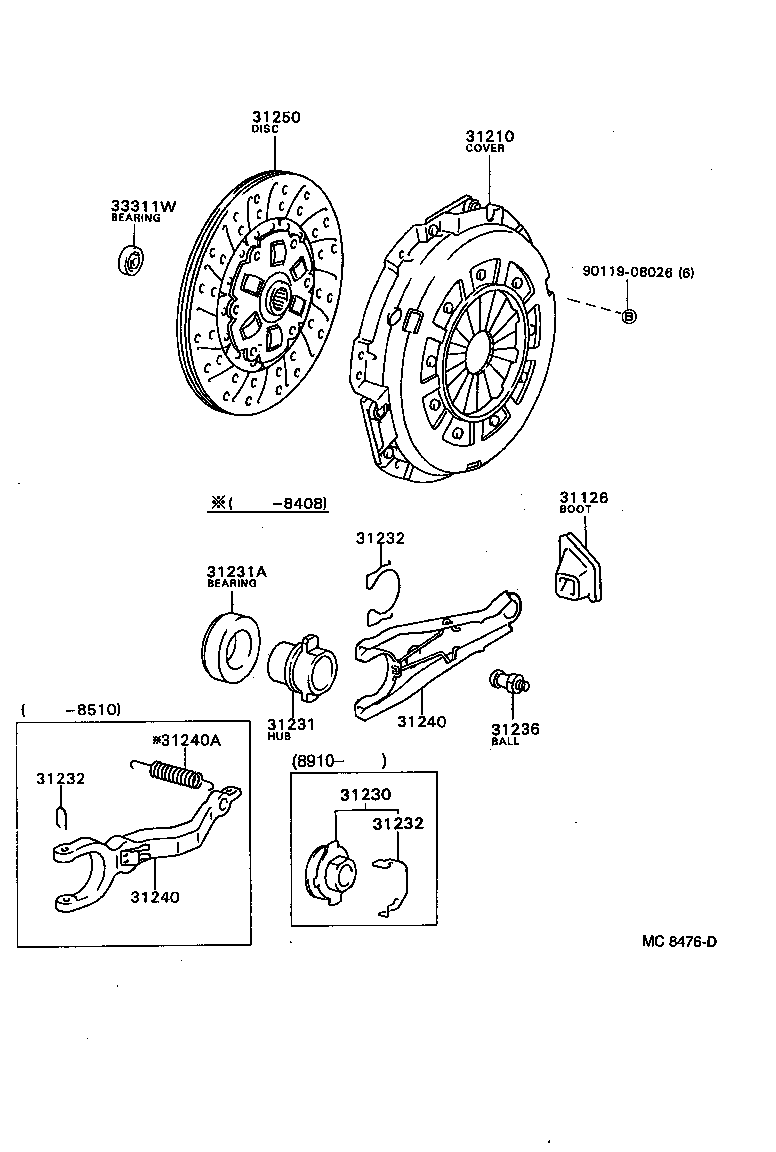 31250-36270 DISC ASSY, CLUTCH product image