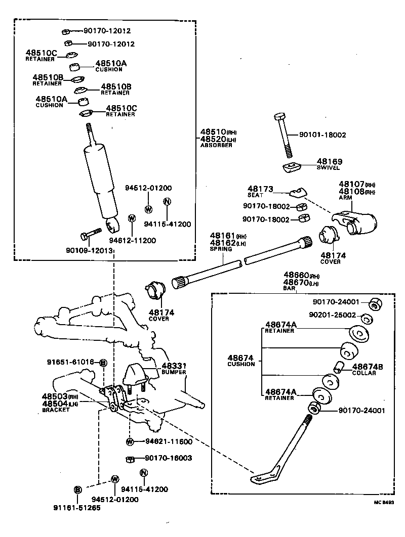 48173-36010 SEAT, ANCHOR ARM ADJUSTER product image